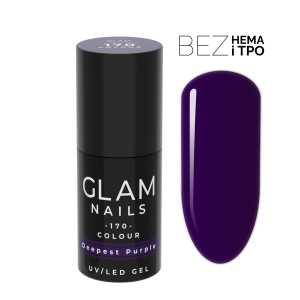 Lakier hybrydowy  170 Deepest Purple 6ml