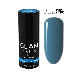 Lakier hybrydowy  184  Columbia Blue 6ml