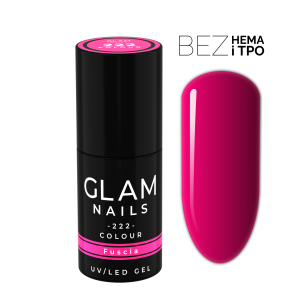 Lakier hybrydowy  222  Fuscia 6ml