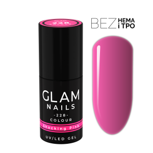 Lakier hybrydowy  228  Shocking Pink 6ml