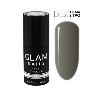 Lakier hybrydowy  242  Gray Glamour 6ml
