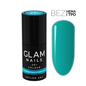 Lakier hybrydowy  261  Turquoise 6ml