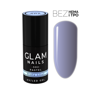 Lakier hybrydowy  502  Misty Lilac 6ml