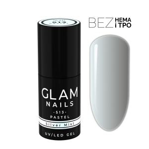 Lakier hybrydowy  513  Silver Mist 6ml