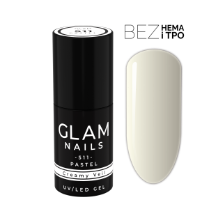 Lakier hybrydowy  511  Creamy Veil 6ml