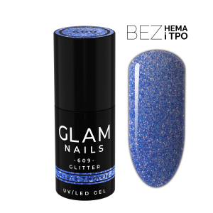Lakier hybrydowy  609  Azure Twinkle 6ml