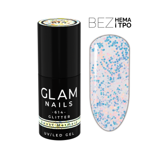 Lakier hybrydowy  614  Sweet Mermeid 6ml