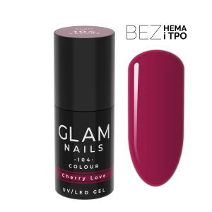 Lakier hybrydowy  104  Cherry Love 6ml