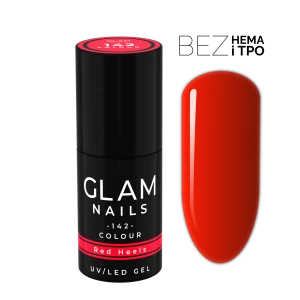 Lakier hybrydowy  142  Red Heels 6ml