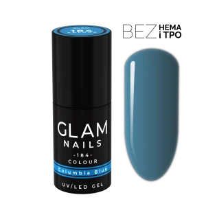 Lakier hybrydowy  184  Columbia Blue 6ml