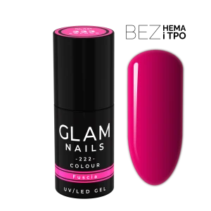 Lakier hybrydowy  222  Fuscia 6ml