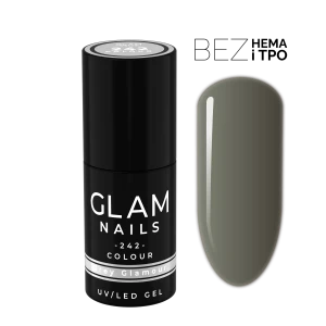 Lakier hybrydowy  242  Gray Glamour 6ml