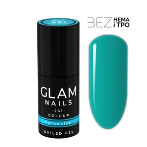 Lakier hybrydowy  261  Turquoise 6ml
