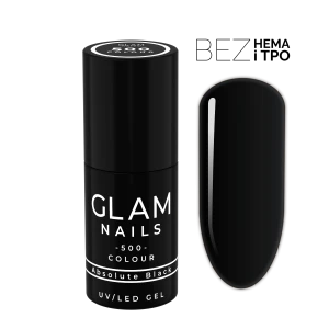 Lakier hybrydowy  500  Absolute Black 6ml