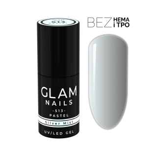 Lakier hybrydowy  513  Silver Mist 6ml