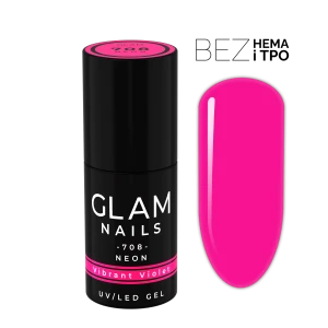 Lakier hybrydowy 708 Vibrant Violet 6ml