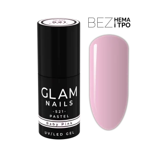 Lakier hybrydowy  521 Baby Pink 6ml
