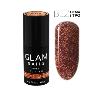 Lakier hybrydowy  603  Bronze Glint 6ml